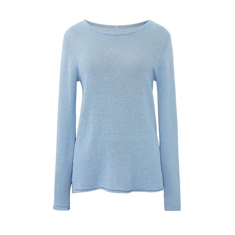 Ensemble de pull en tricot décontracté pour femmes et shorts ajustés Chic und Stil