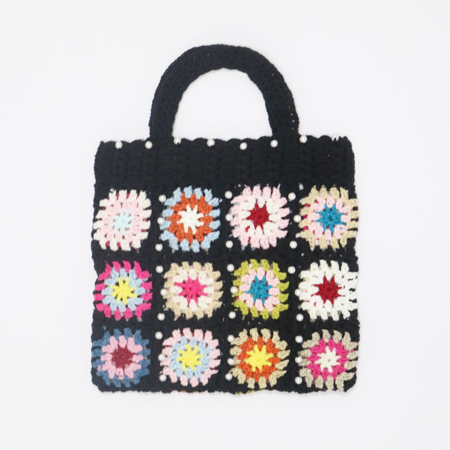 Sac fourre-tout en crochet fait à la main pour femmes Chic und Stil