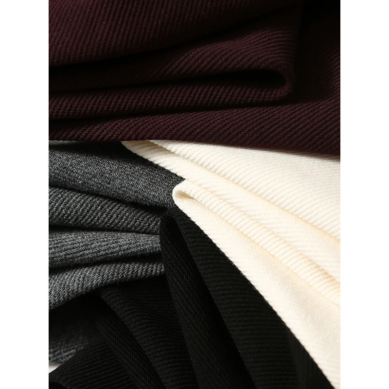 Pantalons larges en jersey doux taille haute pour femmes Chic und Stil