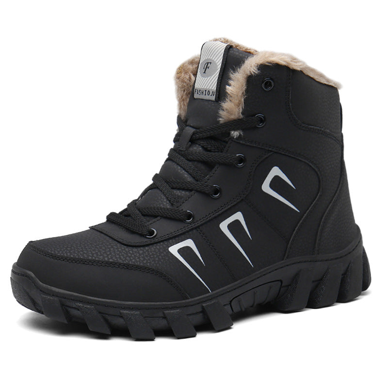 Bottes d'hiver pour femmes avec col en fausse fourrure et semelle antidérapante Chic und Stil