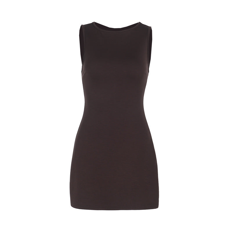 Robe mini sans manches Chic und Stil pour femme