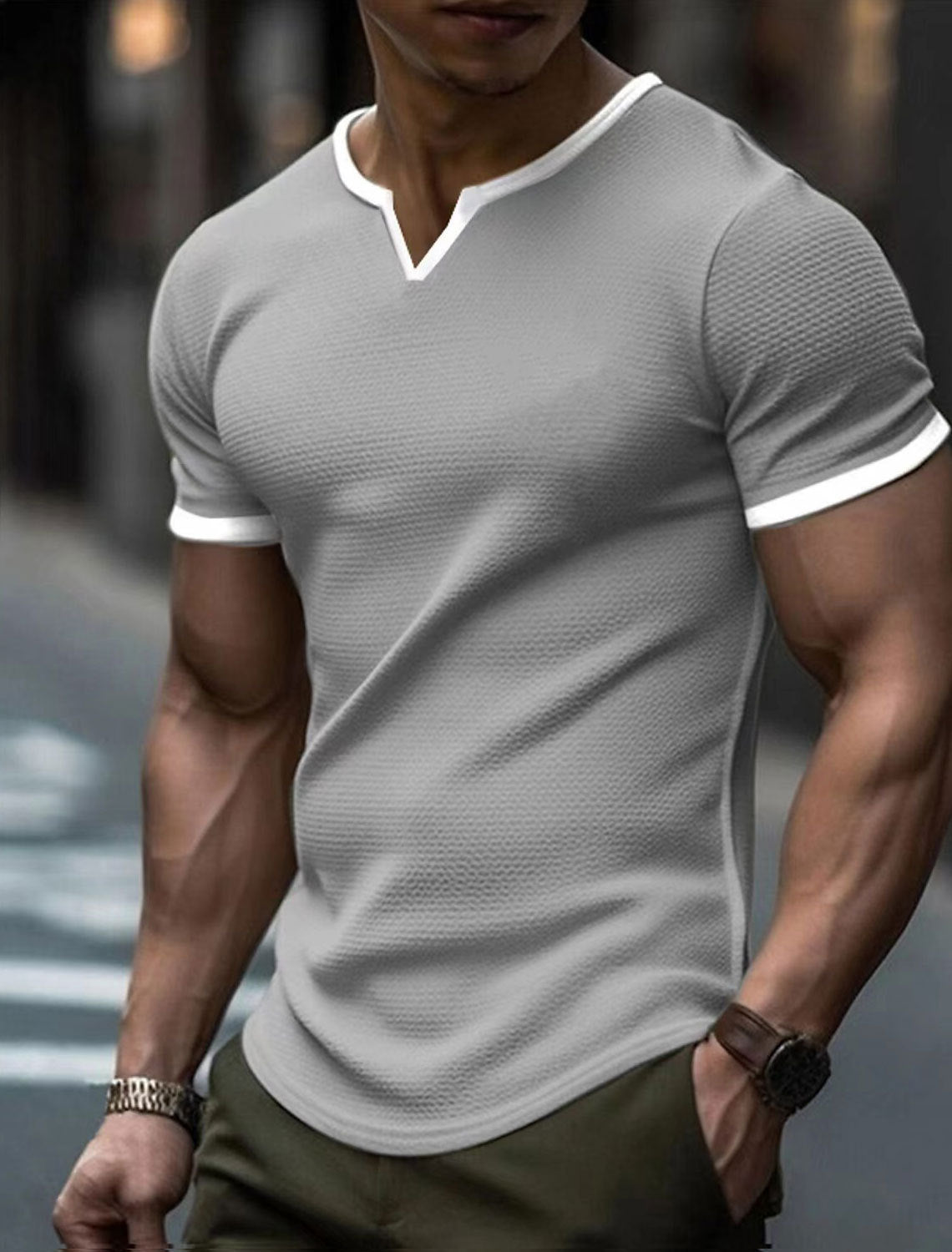 T-shirt de sport pour hommes Chic und Stil