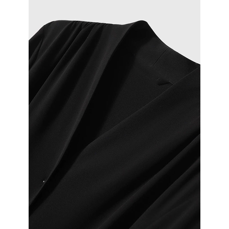 Robe midi élégante pour femme avec ceinture Chic und Stil