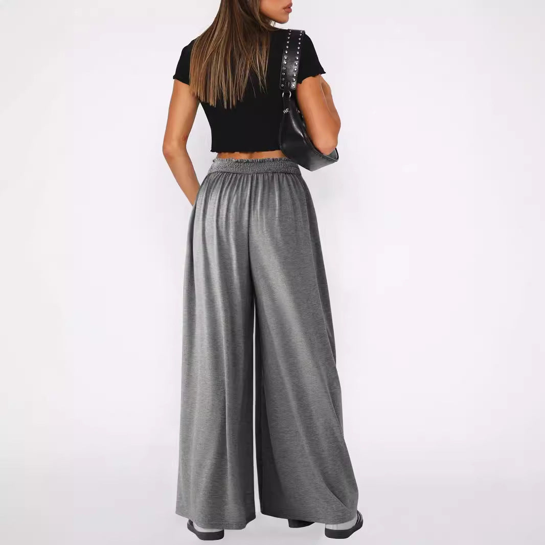 Jupe maxi femme avec ceinture élastique et coupe fluide Chic und Stil