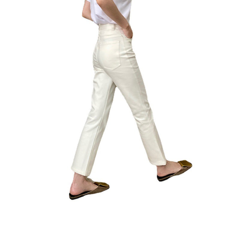 Pantalons en denim évasés taille haute pour femmes Chic und Stil