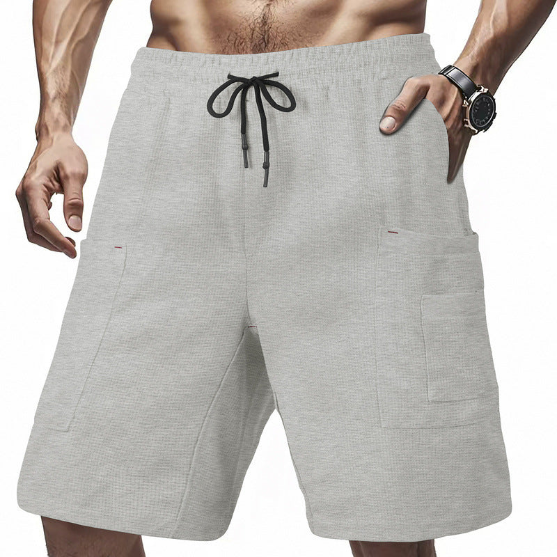 Shorts cargo décontractés pour hommes avec poches latérales pratiques et taille élastique Chic und Stil