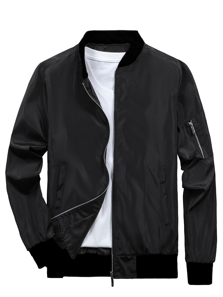 Veste bomber sportive pour hommes avec poches zippées pratiques Chic und Stil