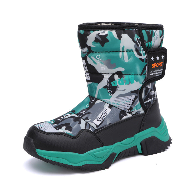 Bottes d'hiver sportives pour femmes avec semelle antidérapante et doublure isolante Chic und Stil