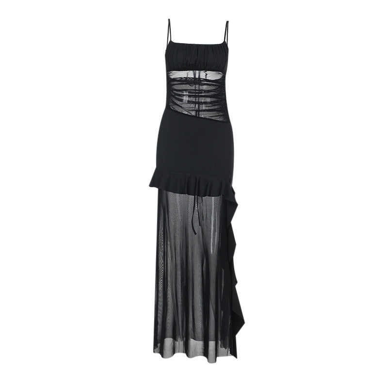 Robe maxi légère à superposition Chic und Stil pour femmes