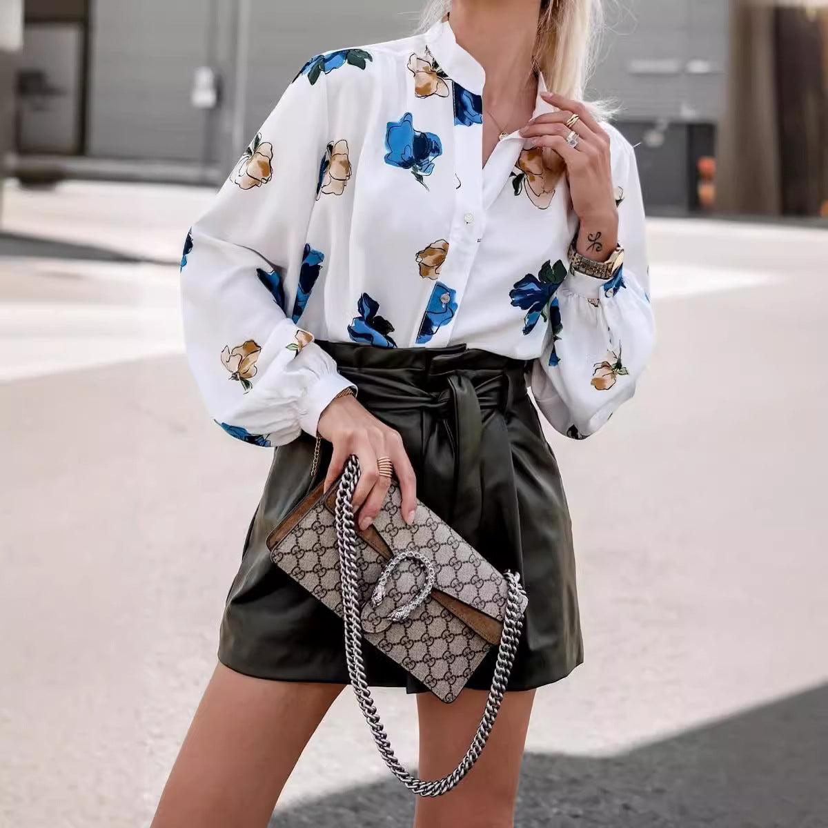 Blouse élégante pour femmes avec impression florale Chic und Stil
