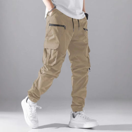 Pantalons cargo pour hommes avec poches zippées modernes Chic und Stil