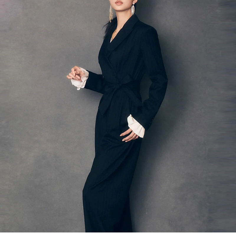 Salopette ajustée à double boutonnage pour femme Chic und Stil