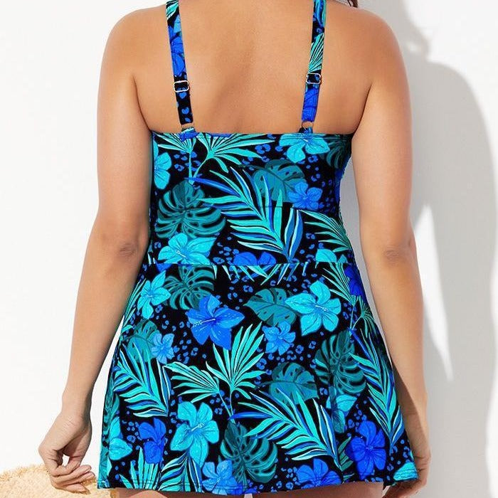 Vêtement de bain floral à nouer pour femmes Chic und Stil
