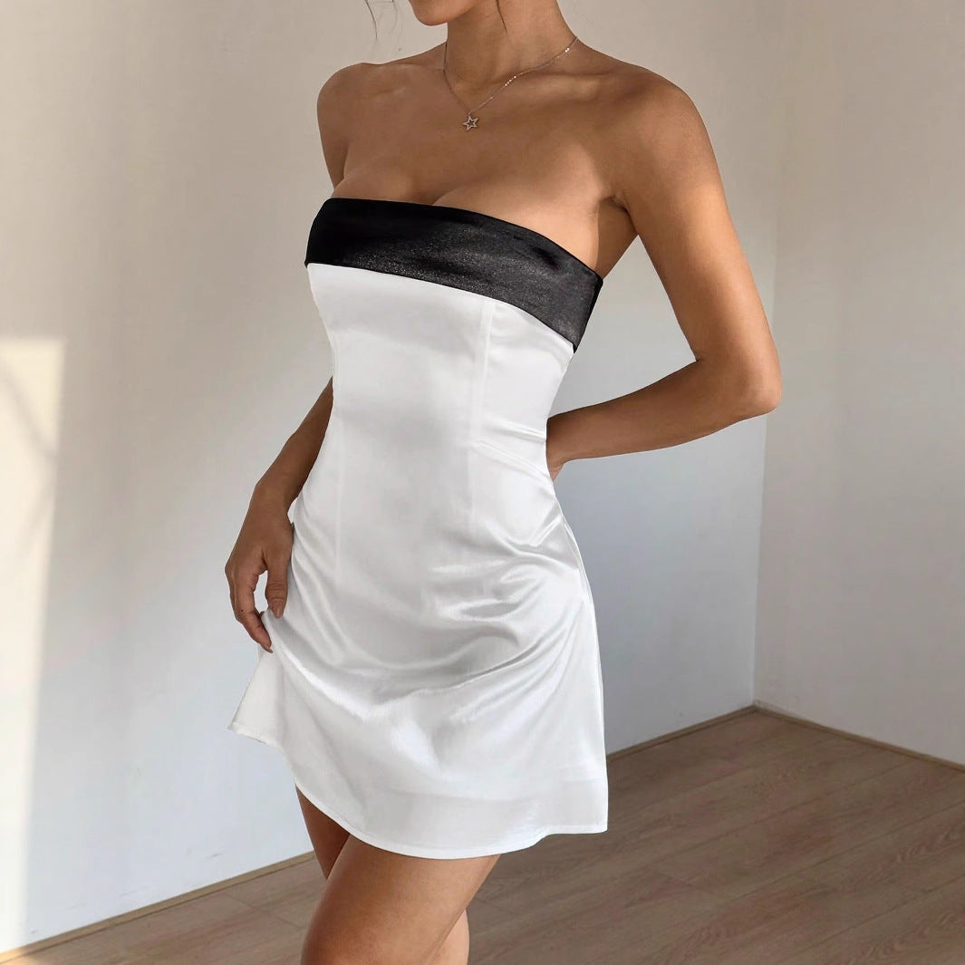 Chemisier pour femmes en style cocktail avec décolleté bandeau élégant Chic und Stil