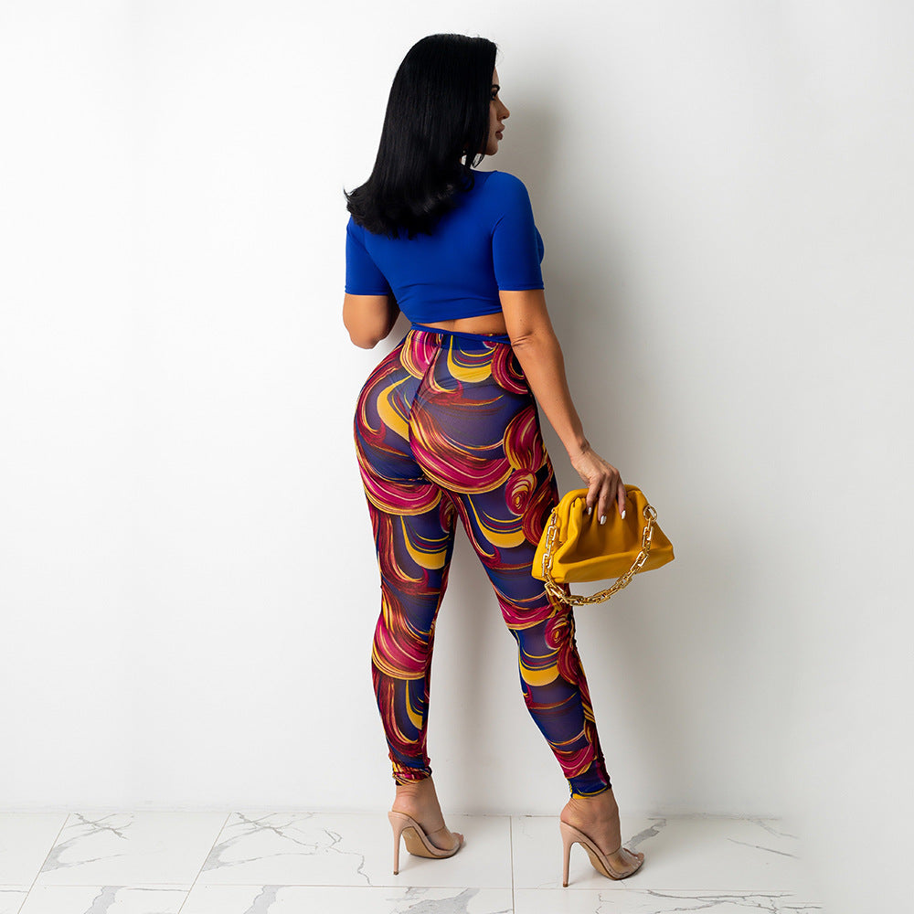 Leggings Fashion Hauts pour Femmes Chic und Stil