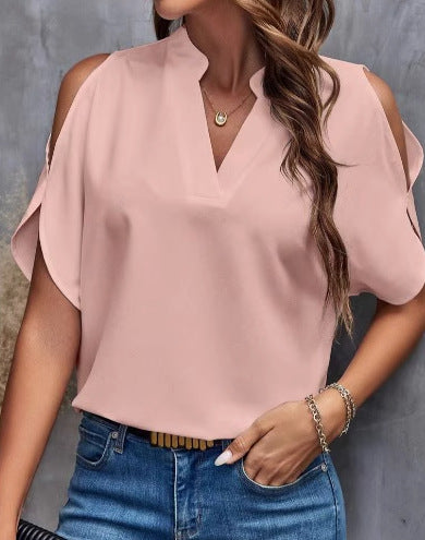 Dames Blouse Épaules Nues Chic und Stil