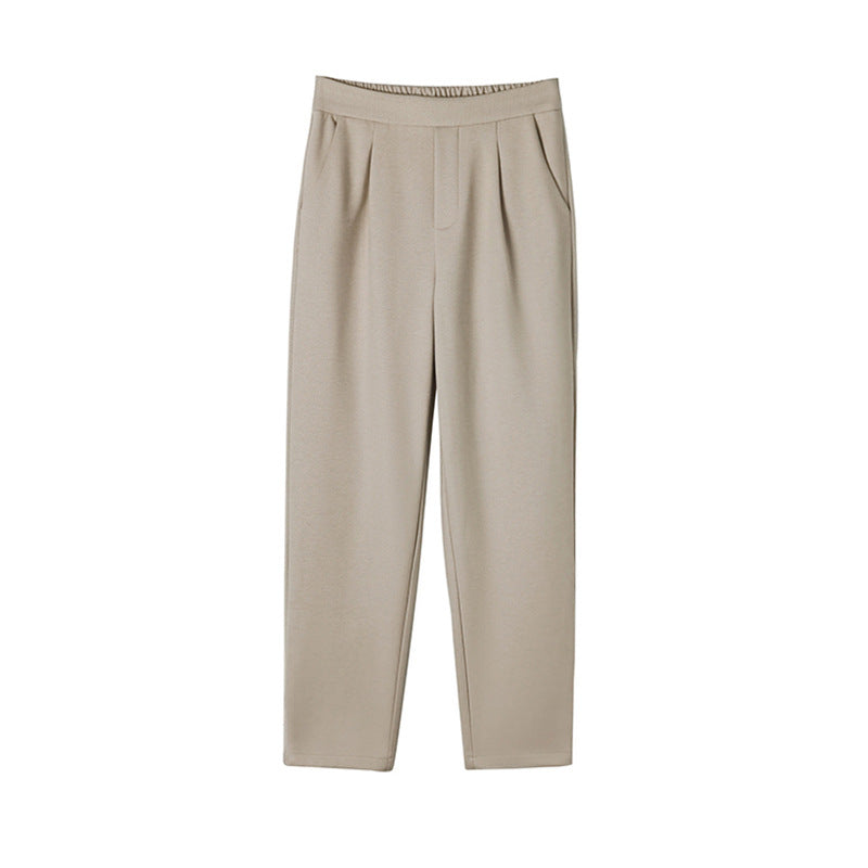 Pantalons taille haute plissés pour femmes Chic und Stil