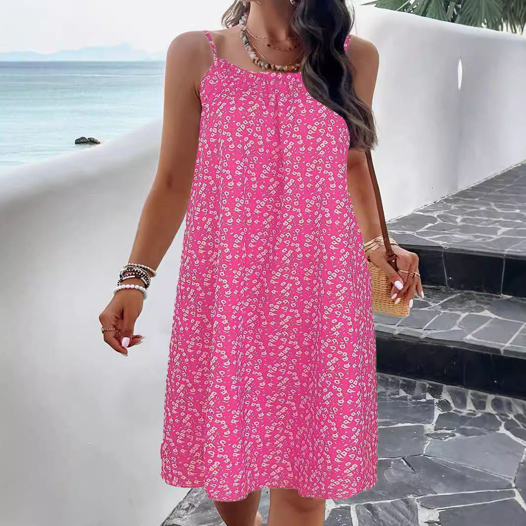 Femmes Robe Swing Imprimé Floral Chic und Stil