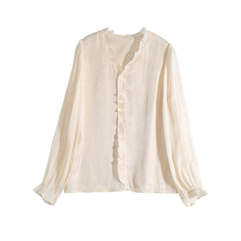 Blouse à manches volantées Chic und Stil
