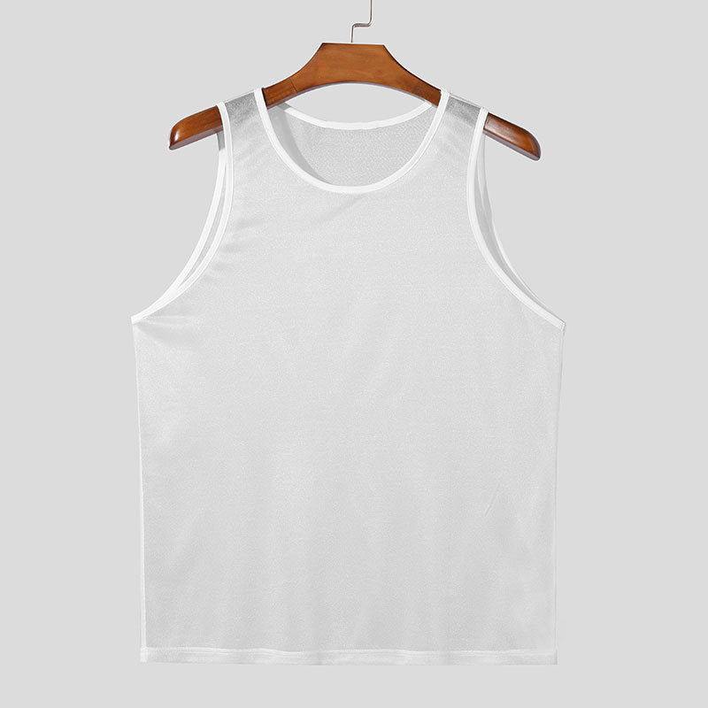 Chemise sans manches sportive pour hommes en matériau respirant Chic und Stil