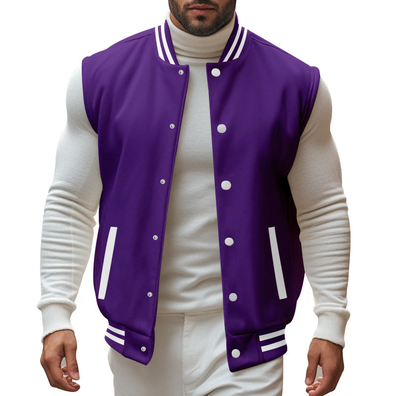 Veste sportive pour hommes avec patte de boutonnage et doublure respirante Chic und Stil