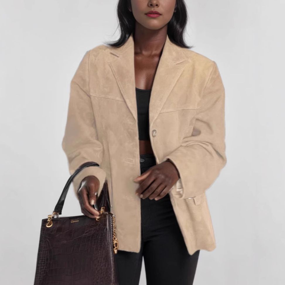 Blazer urbain pour femmes à la coupe décontractée Chic und Stil