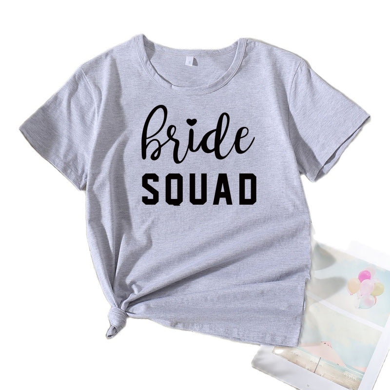 T-shirt graphique de loisirs pour femmes Brauttribe Chic und Stil