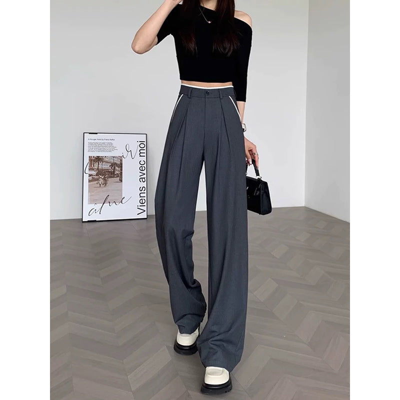 Pantalons larges taille haute pour femmes Chic und Stil 1750846898