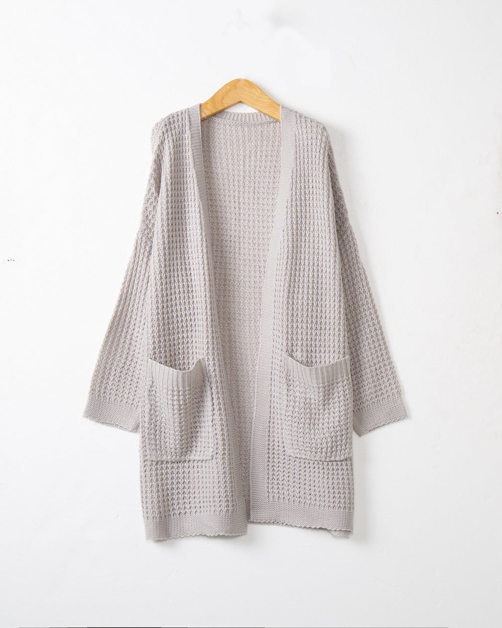 Cardigan en tricot décontracté pour femmes avec poches et coupe ouverte Chic und Stil