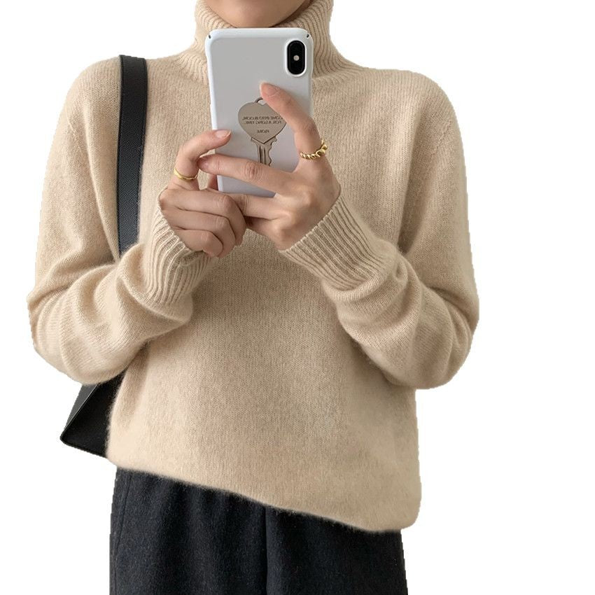 Pull femme en mélange de cachemire de haute qualité Chic und Stil