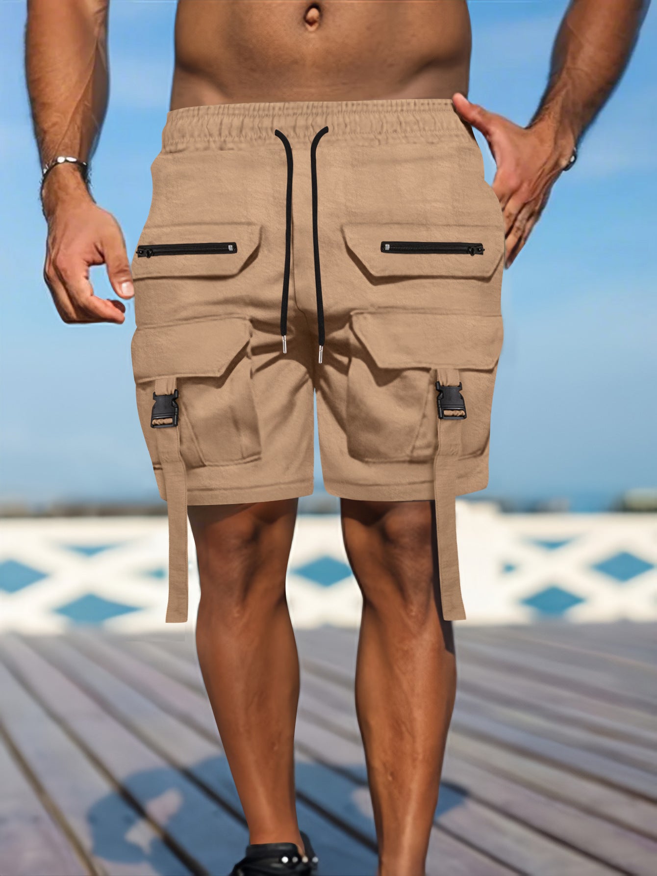 Shorts Utility Style Cargo Pour Hommes Chic und Stil