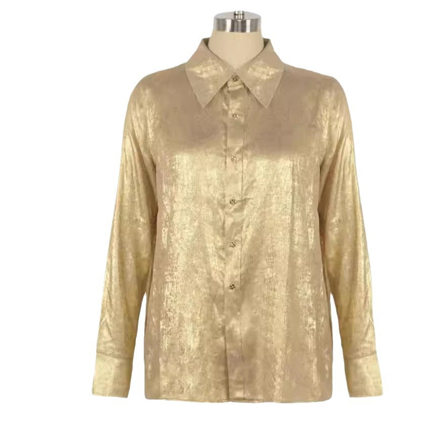 Chemise cropped à manches volantées pour femmes Chic und Stil