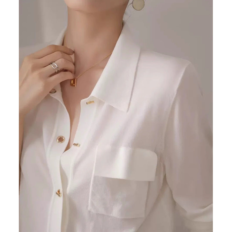 Blouse chic pour femmes avec détail de poche Chic und Stil