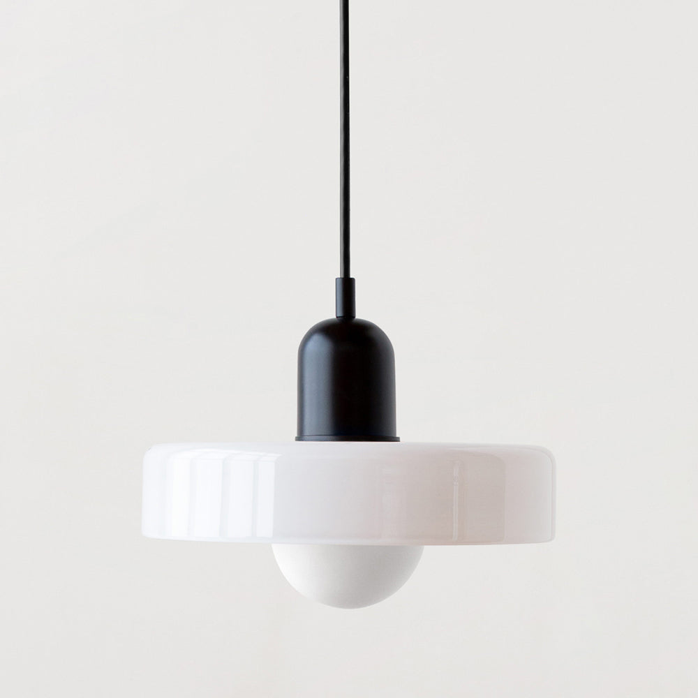 Chic and Style | Pendant lights made of colored glass | Elegant pendant light in Bauhaus style | Designer lamp for living room and dining room