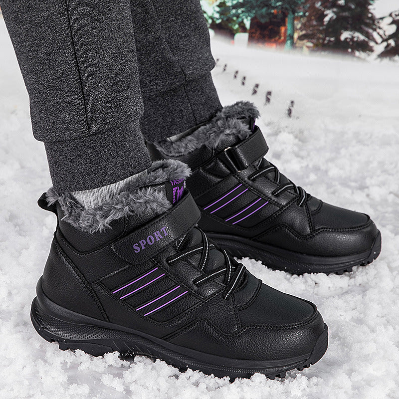 Bottes de randonnée d'hiver pour femmes avec semelle antidérapante et doublure isolante Chic und Stil