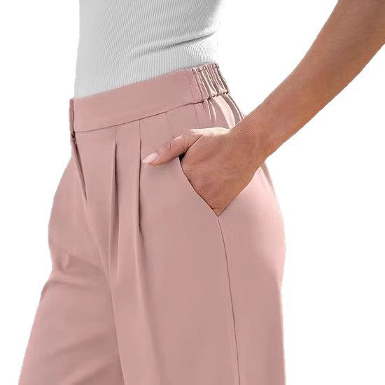 Pantalon taille haute élégant et décontracté pour femmes avec poches pratiques Chic und Stil
