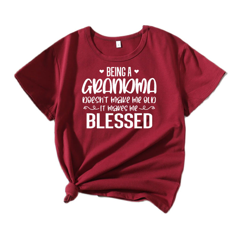 T-shirt graphique décontracté pour femmes Chic und Stil 1751262433