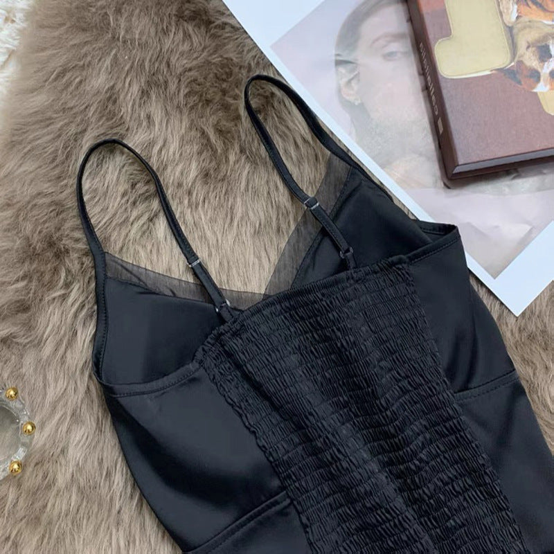 Haut cami superposé élégant pour femmes Chic und Stil