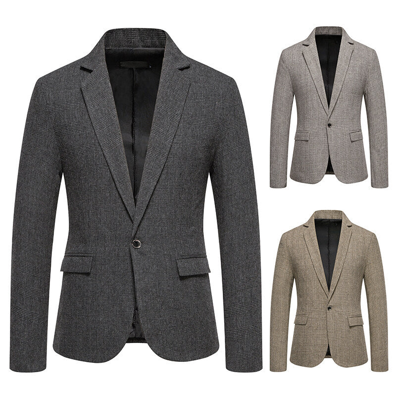 Blazer élégant pour hommes en design chevrons Chic und Stil