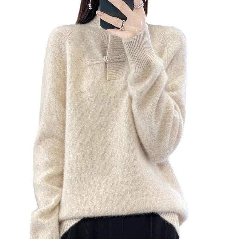 Pull femme en tricot confortable Chic und Stil 1750847044