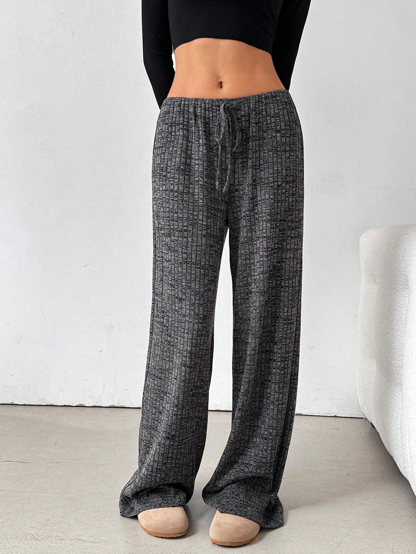 Pantalon de loisirs confortable et décontracté pour femmes avec taille élastique Chic und Stil