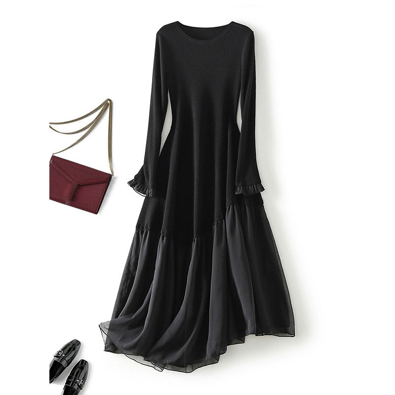 Robe maxi évasée élégante pour femmes Chic und Stil