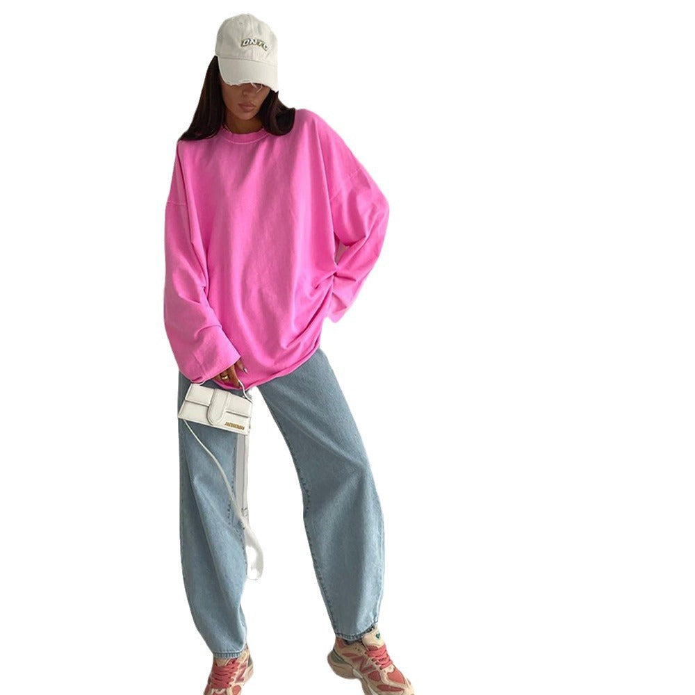 Chemise à manches longues décontractée et oversize pour femmes Chic und Stil