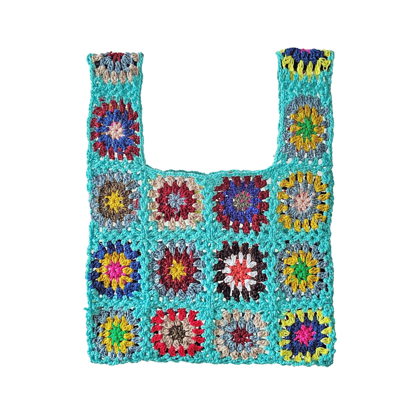 Sac à main en patchwork au crochet pour femmes Chic und Stil