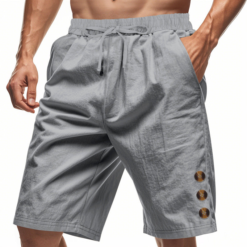 Shorts de loisirs pour hommes avec ceinture élastique et poches latérales pratiques Chic und Stil