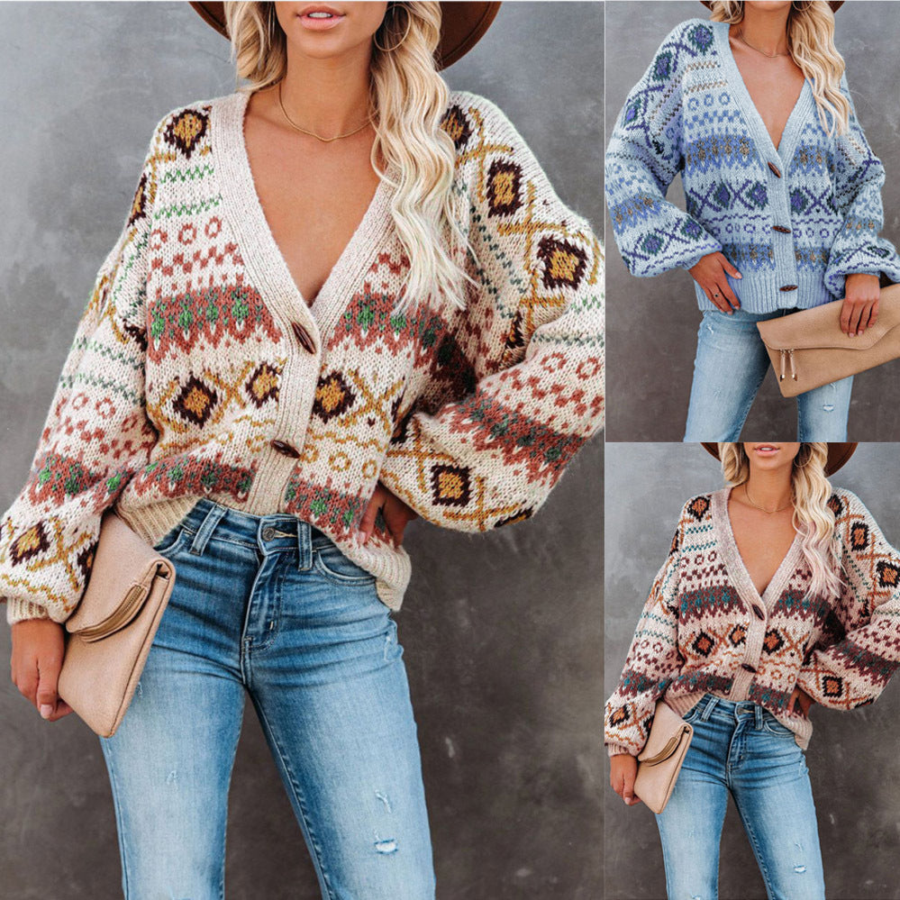 Gilet pour femmes avec motif folklorique et coupe décontractée Chic und Stil