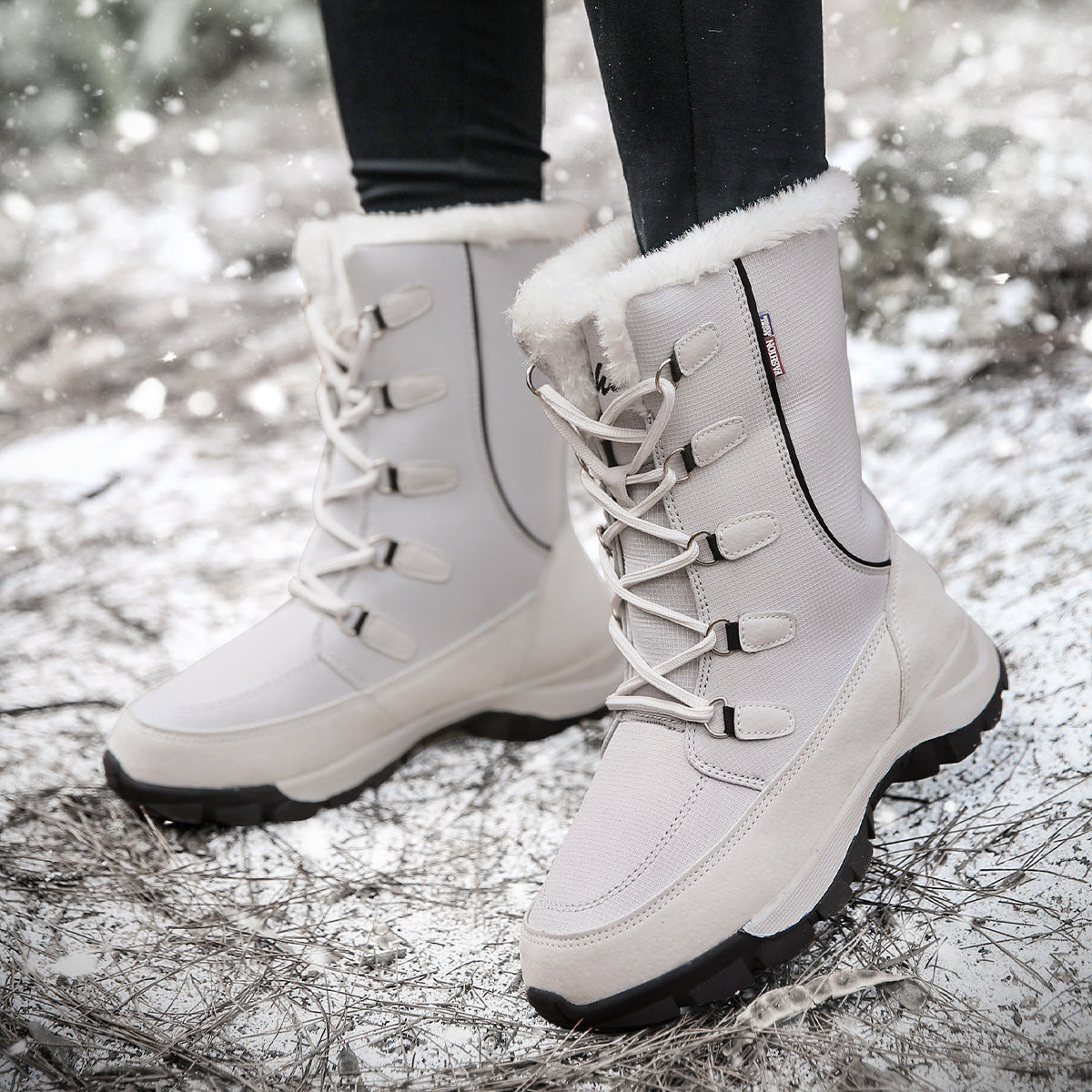 Bottes d'hiver isolées pour femmes avec semelle antidérapante et doublure intérieure douce Chic und Stil