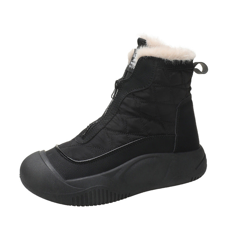 Bottes d'hiver isolées pour femmes avec doublure chaude confortable Chic und Stil