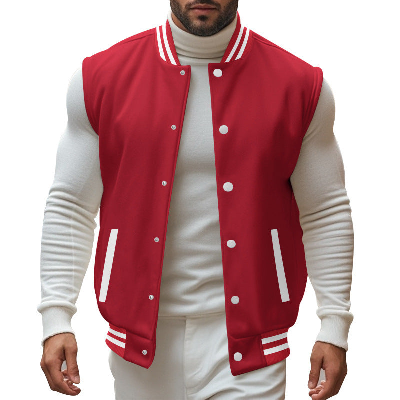 Veste sportive pour hommes avec patte de boutonnage et doublure respirante Chic und Stil