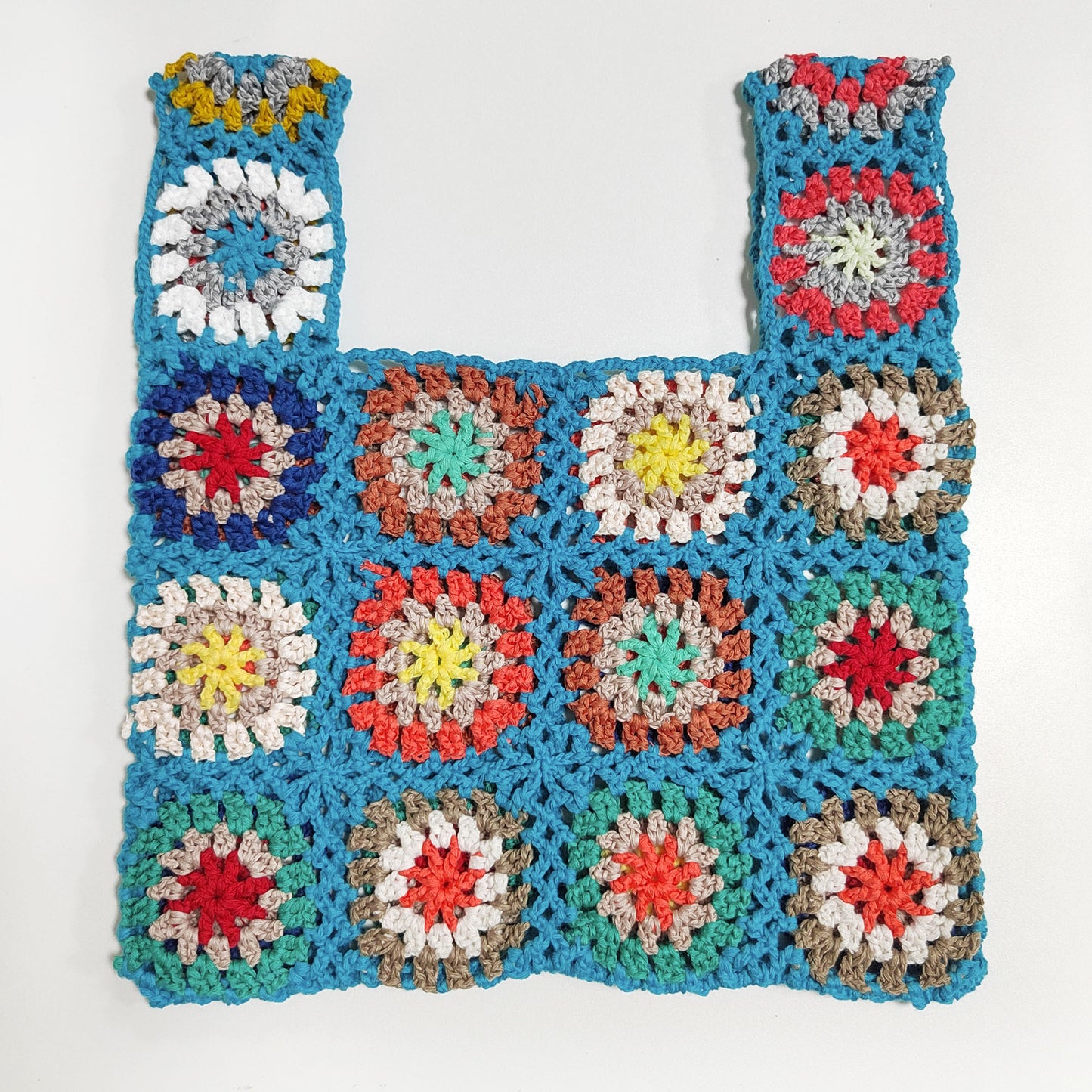 Sac à main en patchwork au crochet pour femmes Chic und Stil